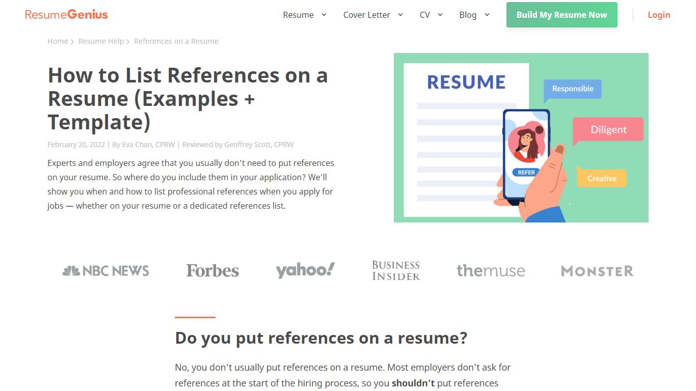 How to List References on a Resume (Examples + Template)